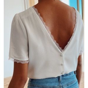 NWT Berthie Paris Blouse Medium
